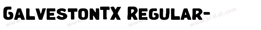 GalvestonTX Regular字体转换